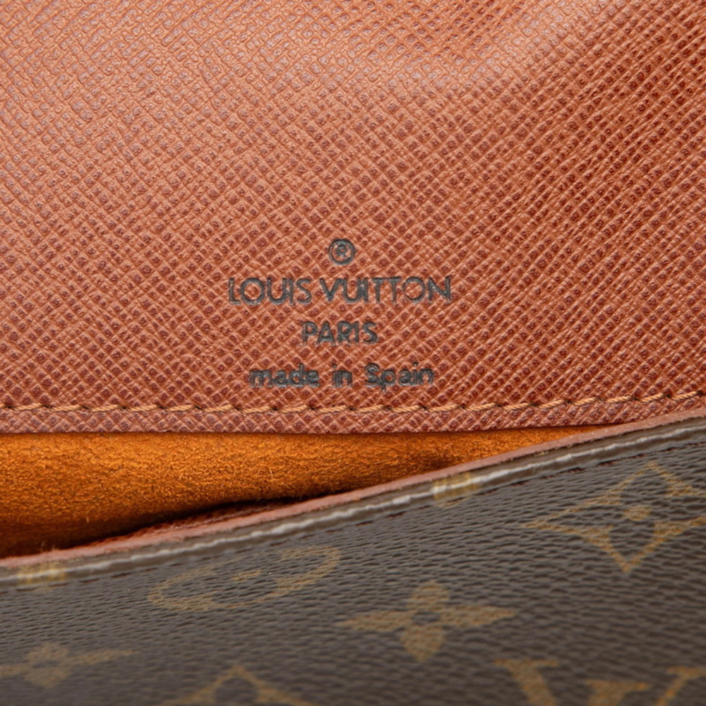 LOUIS VUITTON Authentic Brown Monogram Leather Shoulder Bag - Picture 5 of 6